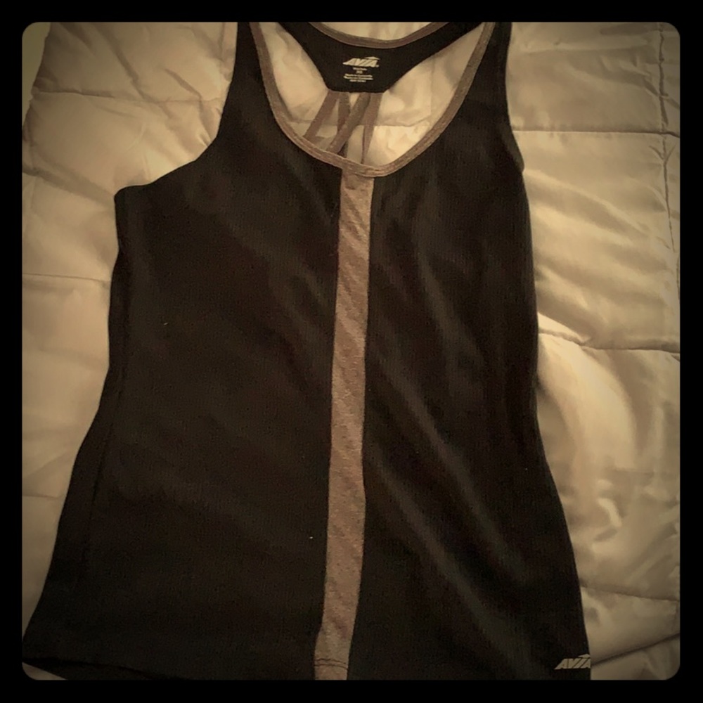 Black Avia Workout Tank Top